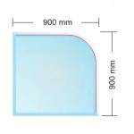 Sklo pod kamna PARIS 6 mm